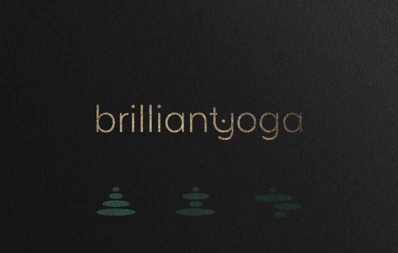 Logodesign- und Symbolentwicklung für das brilliantyoga Studio